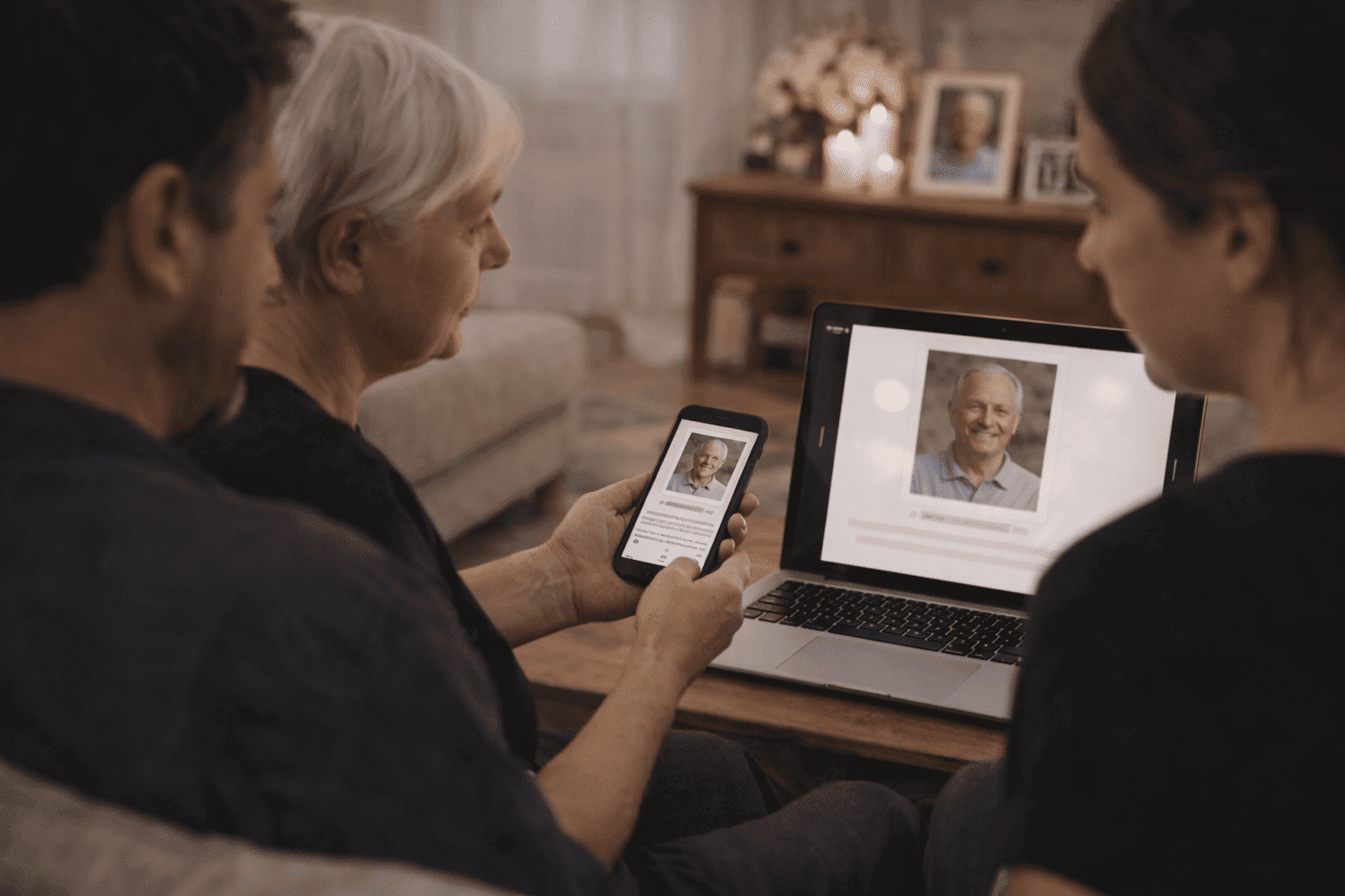 How to Share a Memorial Page with Family and Friends